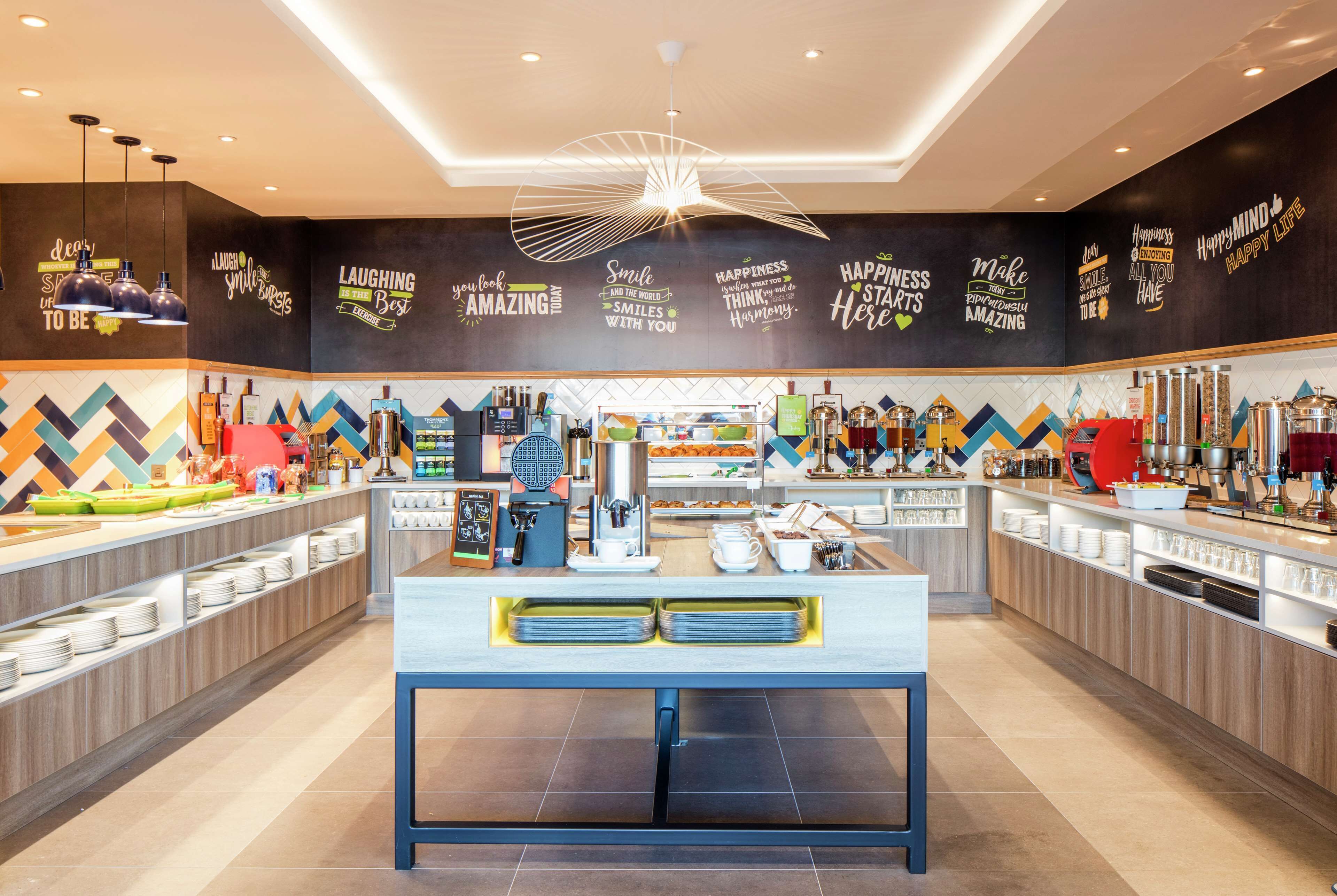 breakfast, lunch and dinner served