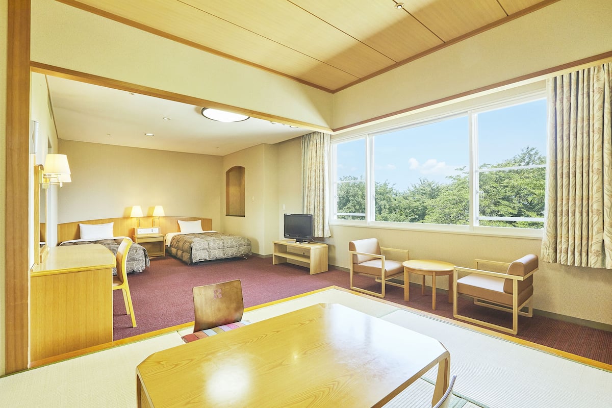 Japanese-Western style Room (With bath) Non Smoking | In-room safe, free WiFi, bed sheets