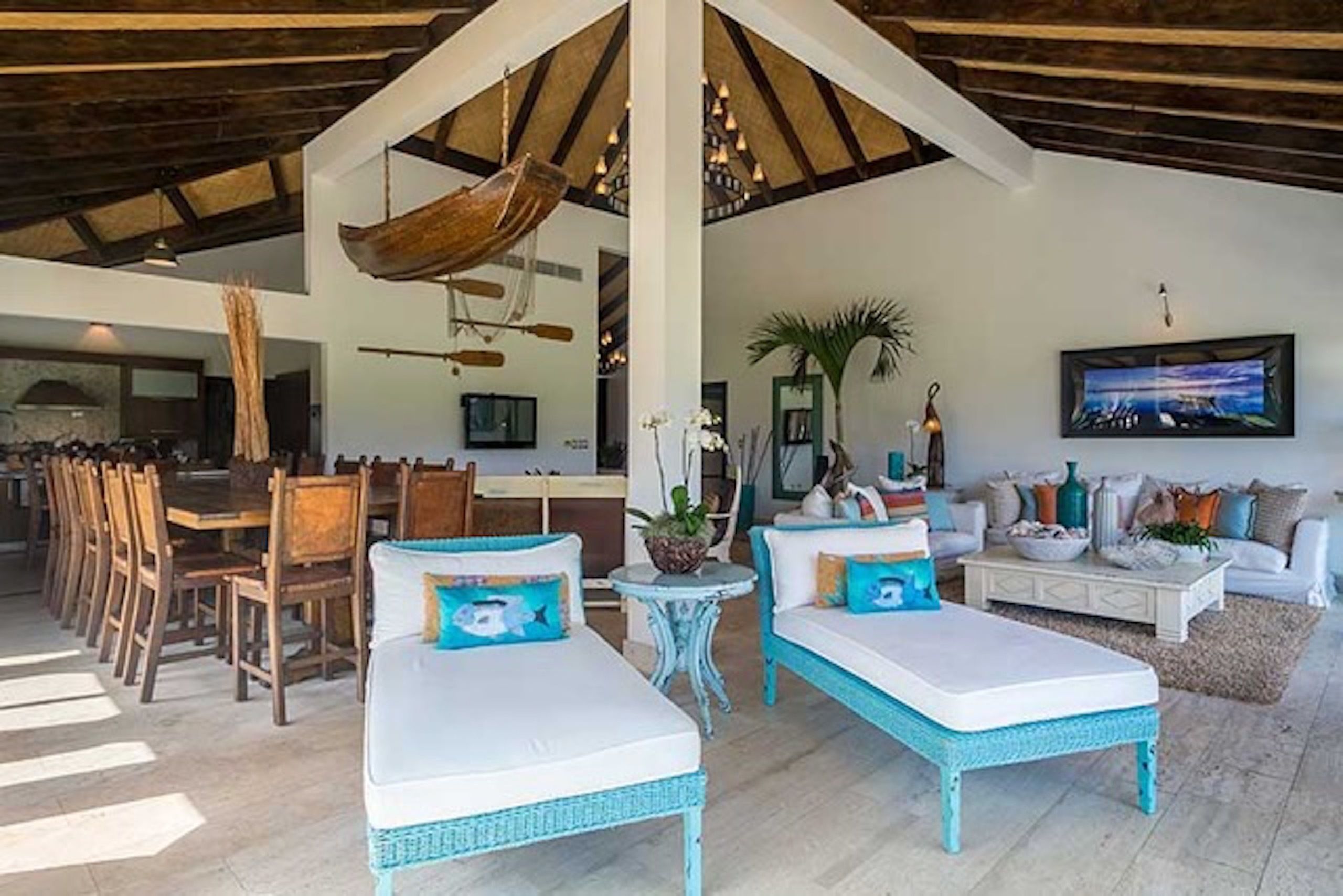 فيلا | منطقة المعيشة | تلفزيون بشاشة مسطحة