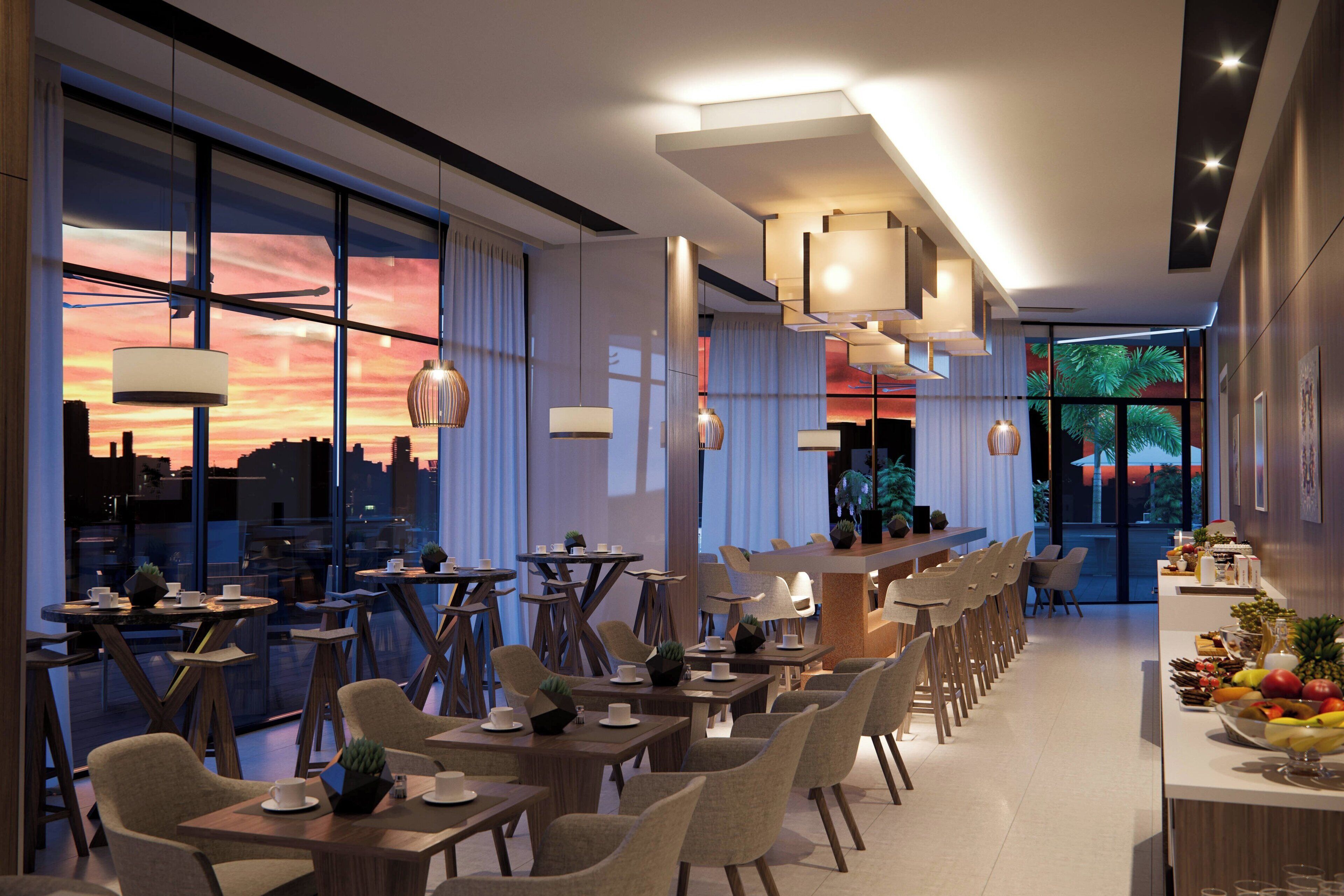 fridge, coffee/tea maker