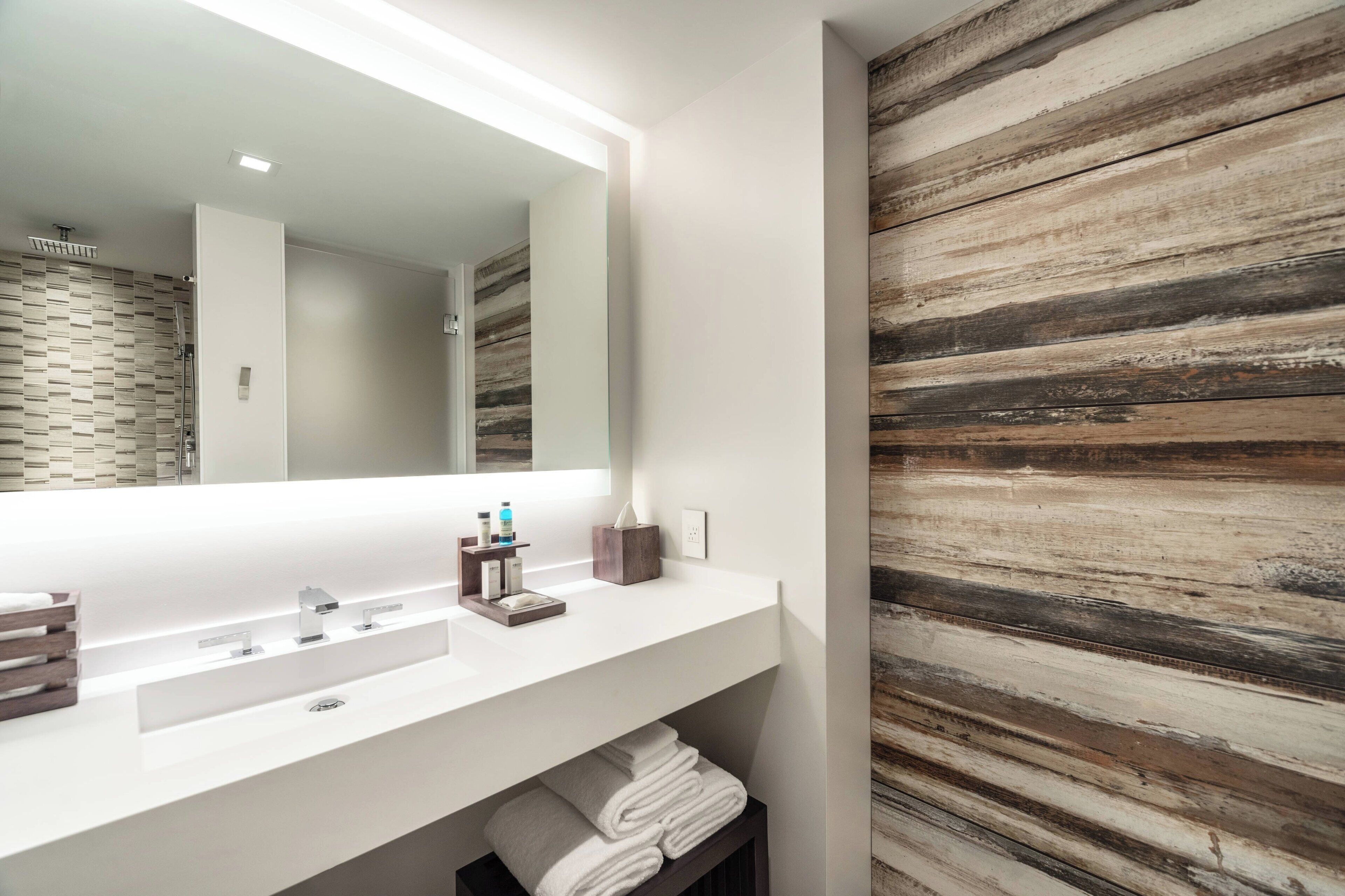 shower, free toiletries, hair dryer, bathrobes