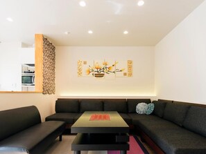 Ferienhaus | Wohnbereich | Flachbildfernseher, DVD-Player