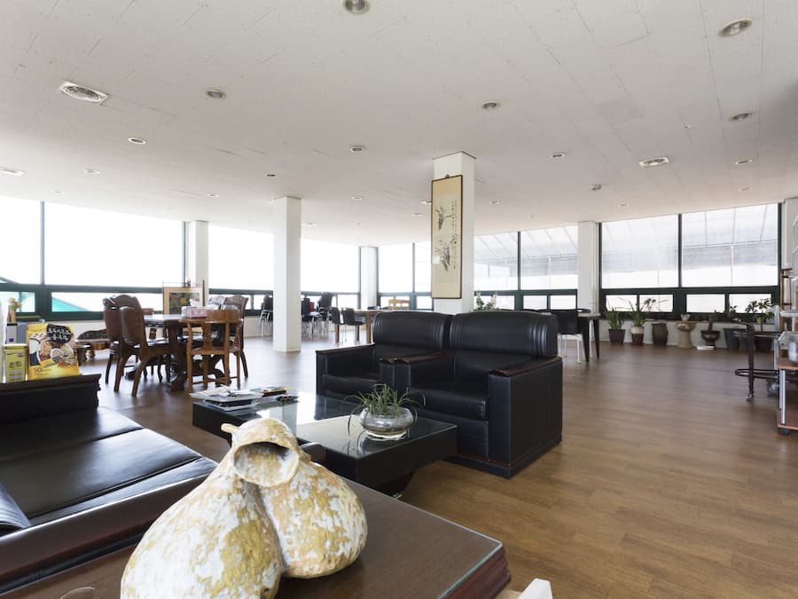 Blick von der Unterkunft