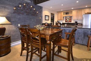 Dining - Spacious Mountain Condo Retreat! Ski-In/Out w/ Views, Fireplace, Dog Friendly (Mt. Crested Butte)