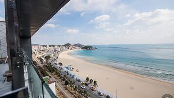 Beach nearby, white sand