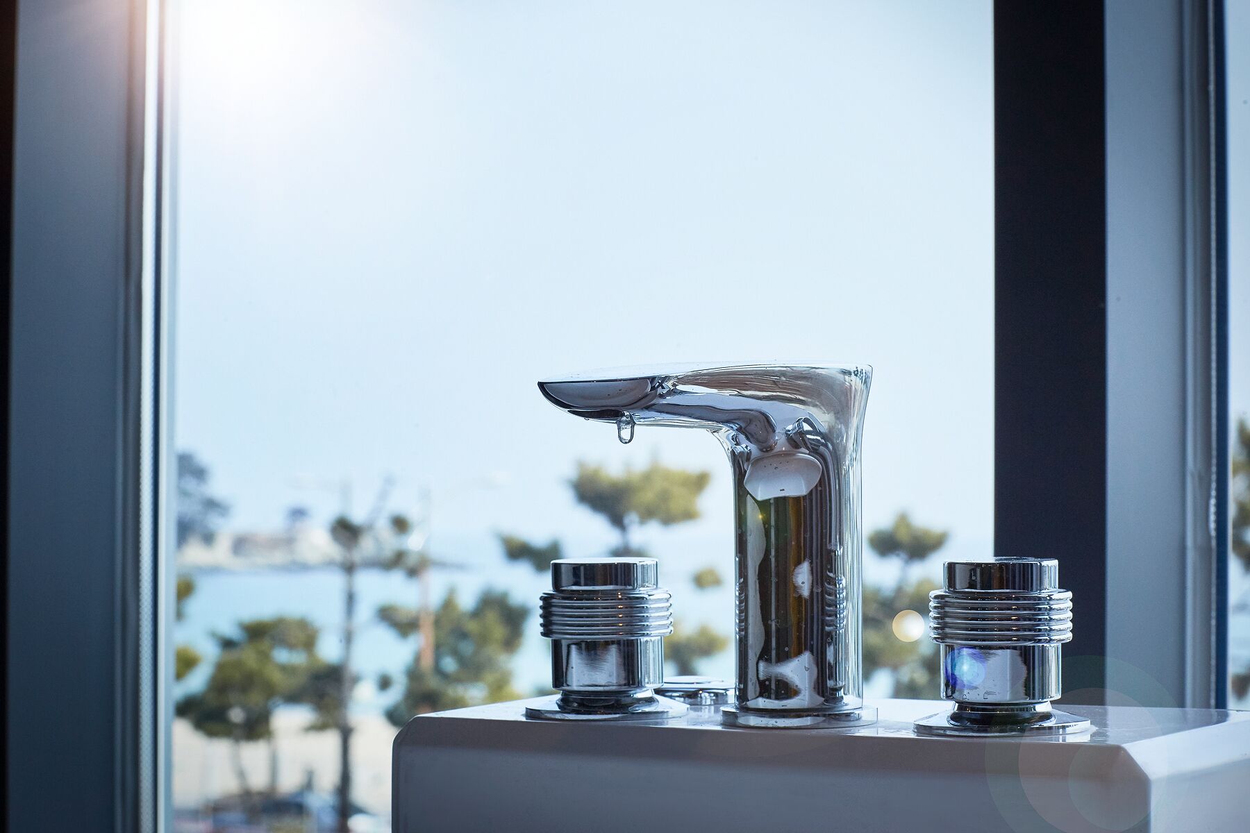 family suite, 2 double beds, non smoking, partial ocean view | bathroom | free toiletries, hair dryer, bathrobes, slippers