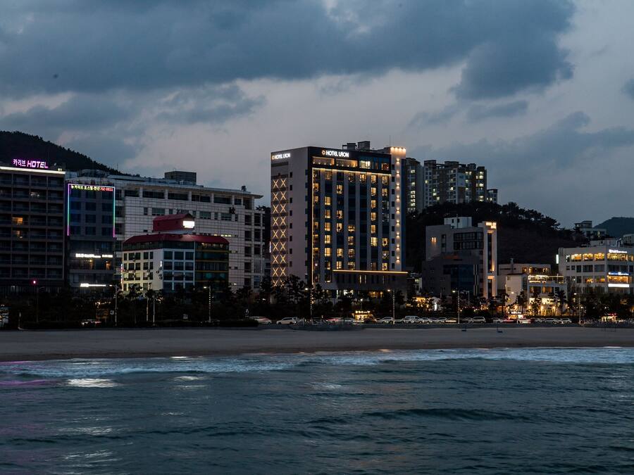 Beach nearby, white sand