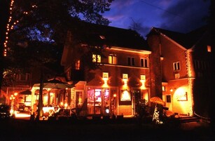 Front of property - evening/night