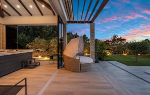 Terrace/patio - Beautiful home in Dubrava with sauna (Dubrava)