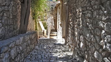 Blick von der Unterkunft