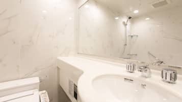 Dusche im Bad