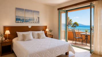 Superior Duplex, Balcony, Sea View | In-room safe, soundproofing, iron/ironing board, free WiFi