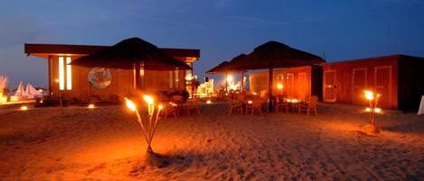 Espace banquet en plein air