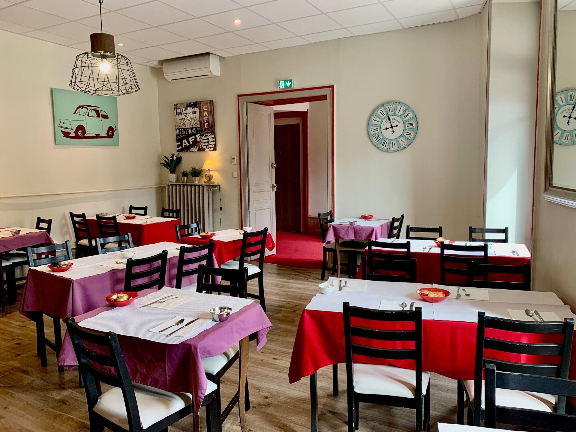 daily buffet breakfast (eur 10.5 per person)