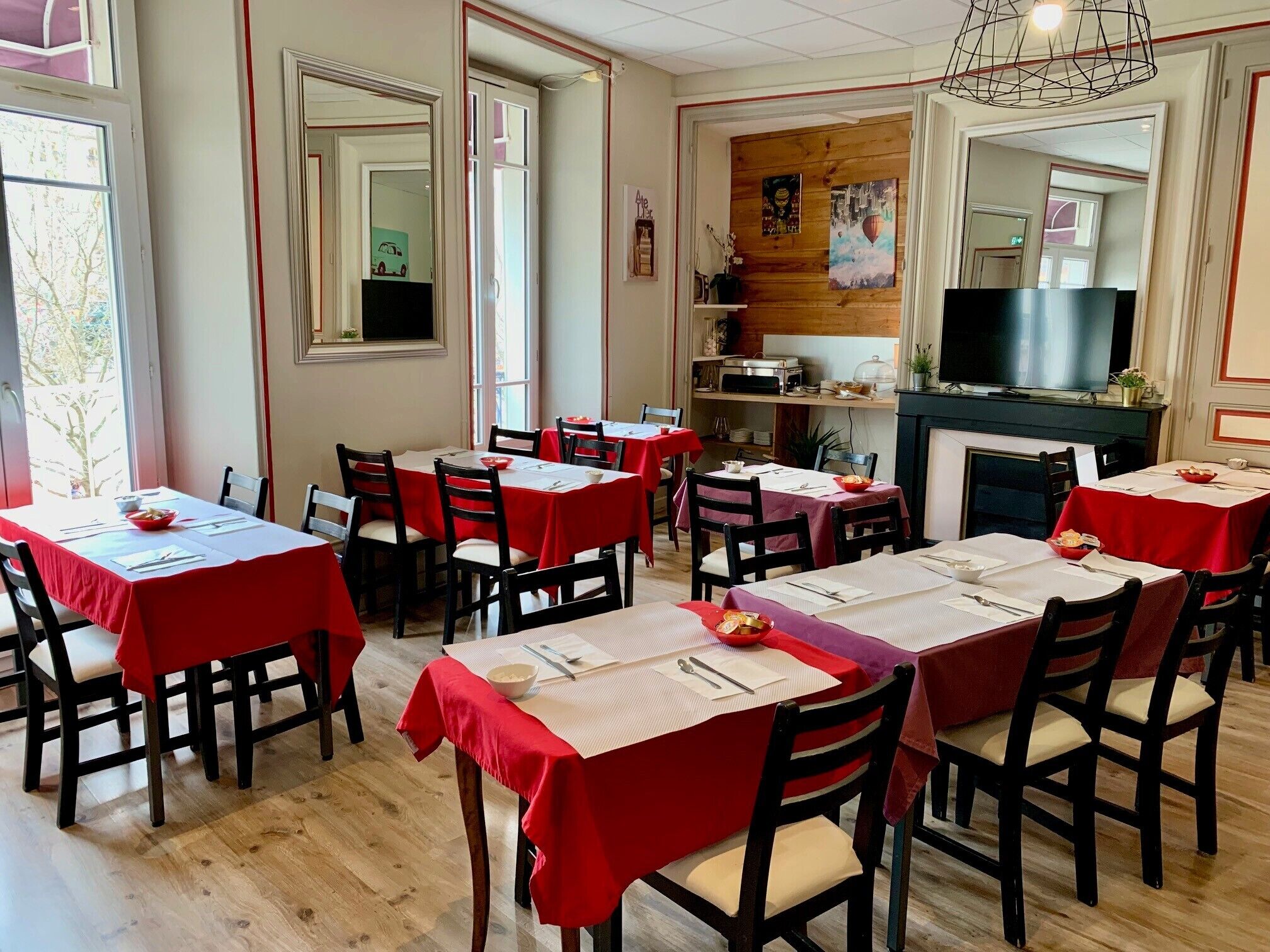 daily buffet breakfast (eur 10.5 per person)