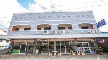 Voorkant van accommodatie