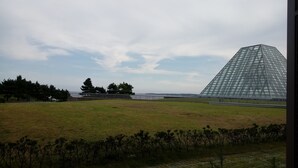 Blick von der Unterkunft