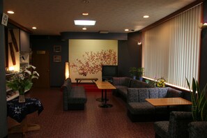 Sala de estar en el lobby