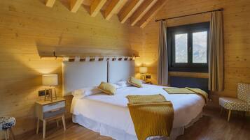 Premium bedding, down duvets, memory-foam beds, blackout curtains