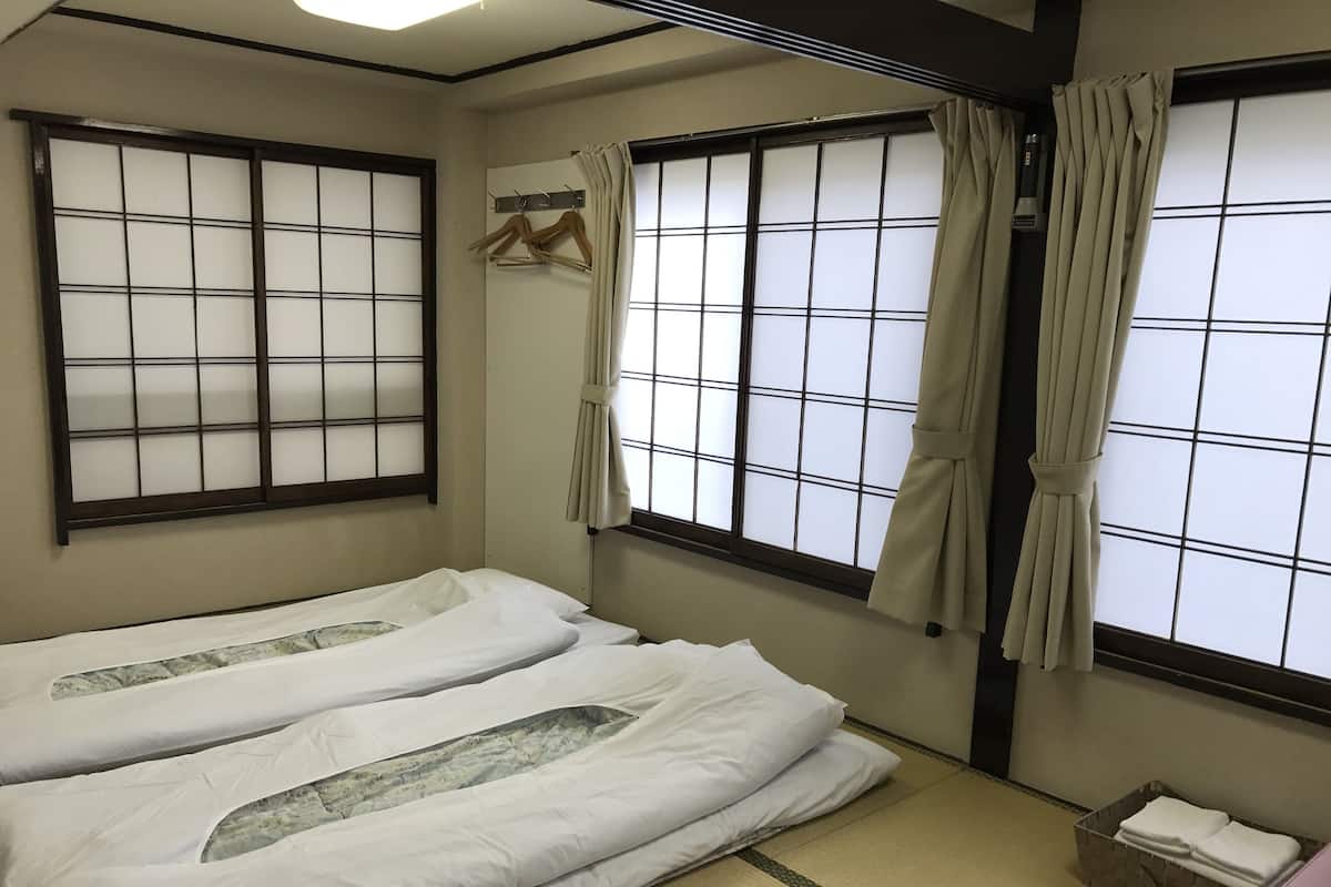 Traditionele Twin kamer, roken, privébadkamer (TW. Japanese Style ) | Gratis wifi
