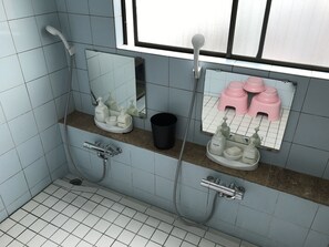 R. Triple Japanese Style Room, Smoking, Shared Bathroom | Bathroom | Free toiletries, hair dryer, towels - Kinuya Honkan (Tokyo)