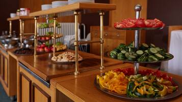 Daily buffet breakfast (CZK 210.00 per person)