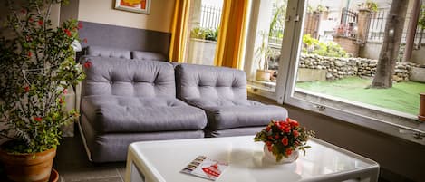 Sala de estar en el lobby