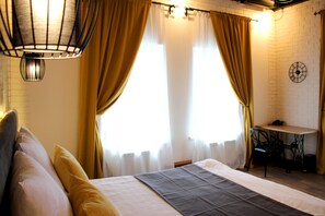 Comfort dubbelrum eller tvåbäddsrum | Badrum | Dusch, hårtork, tofflor och tvål