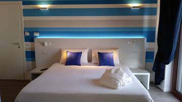 Premium bedding, minibar, in-room safe, desk