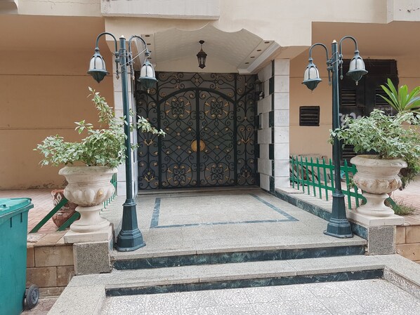 Entrada de l'allotjament