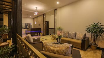 Sala de estar en el lobby
