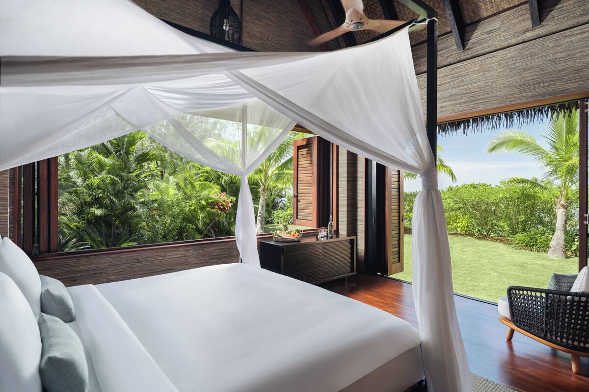 four bedroom oceanview pool residence 1 | 1 bedroom, premium bedding, down duvets, select comfort beds