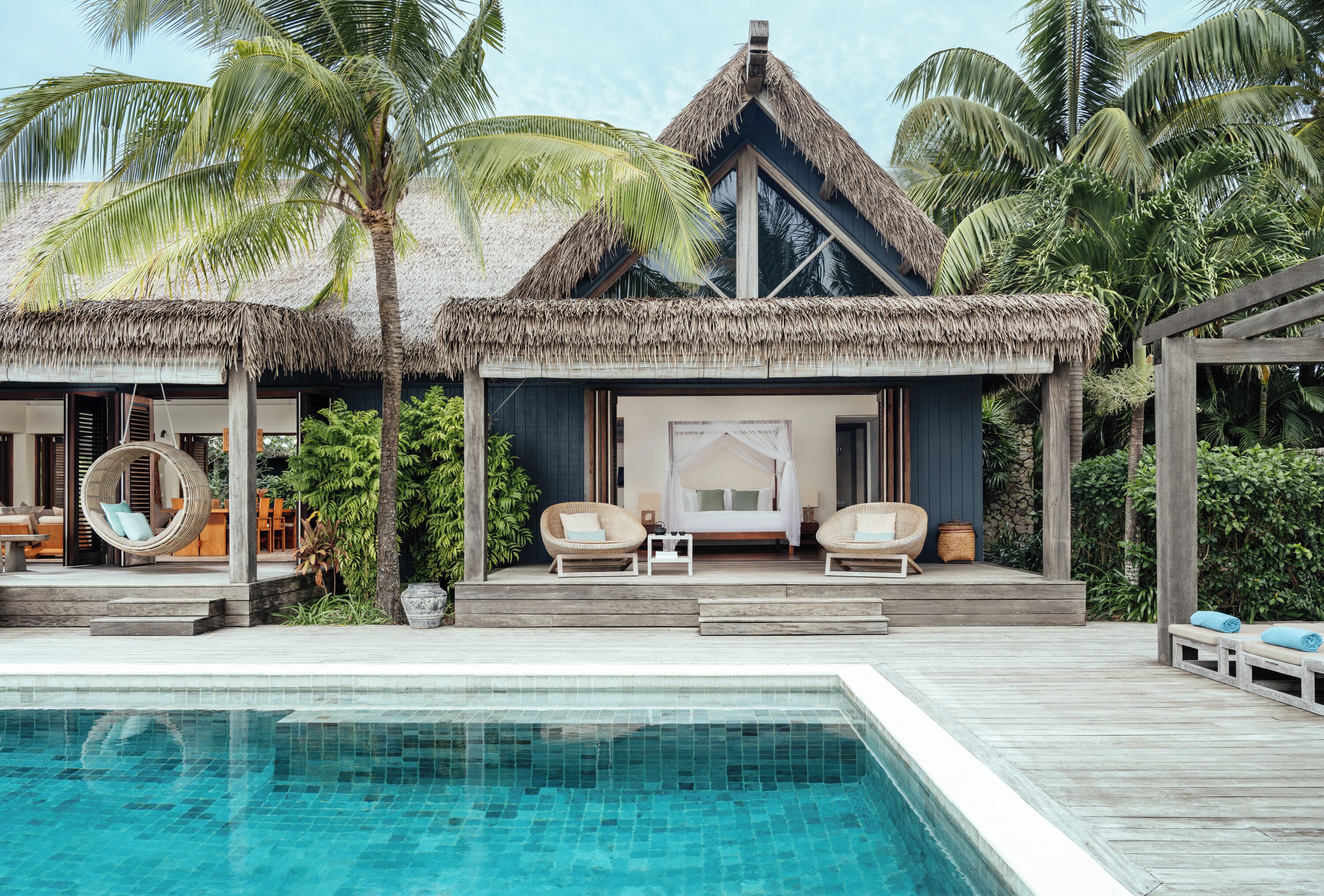 three bedroom beachfront pool residence | beach/ocean view