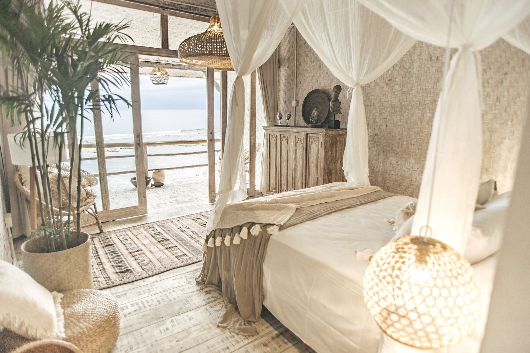 Suite, Private Bathroom, Beachfront | Free WiFi, bed sheets