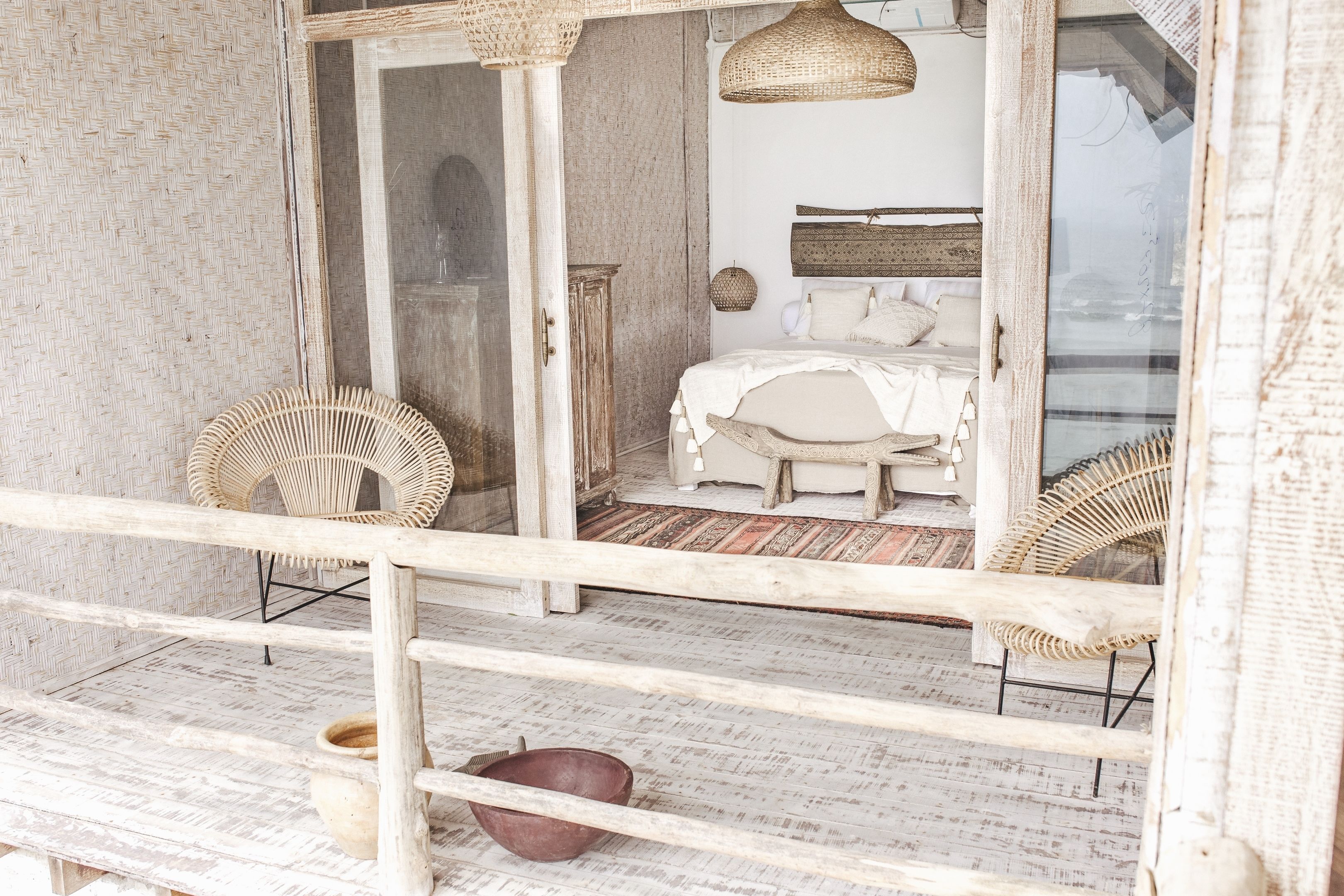 Suite, Private Bathroom, Beachfront | Free WiFi, bed sheets