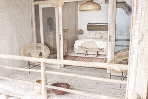 Suite, Private Bathroom, Beachfront | Free WiFi, bed sheets