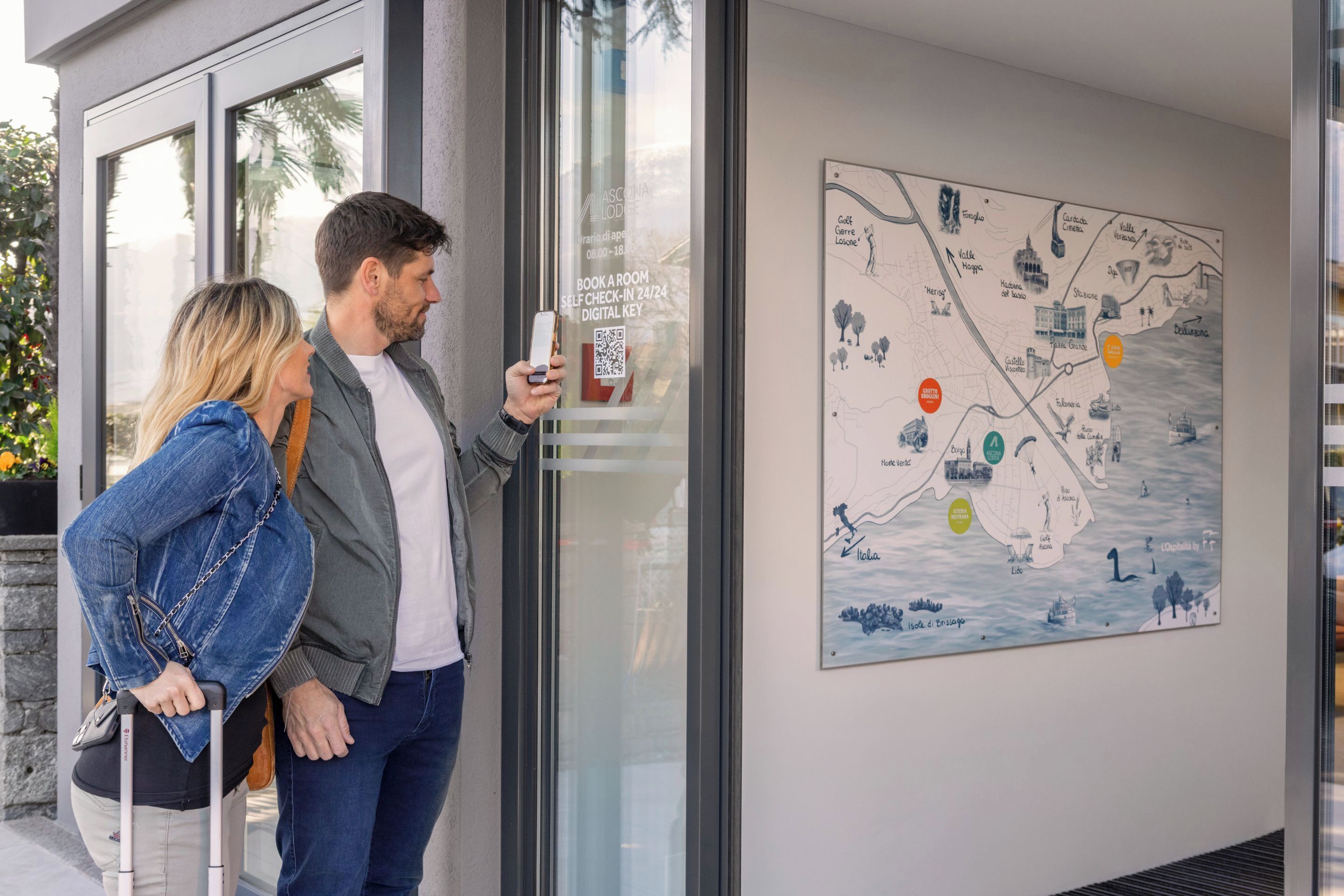 check-in/check-out kiosk