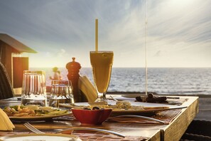 Deluxe Double Room, Sea View | Terrace/patio - Sierra Palms Resort (Freetown)