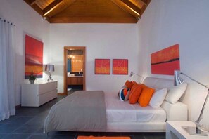 Villa | 1 dormitorio, Internet por cable gratuito, ropa de cama