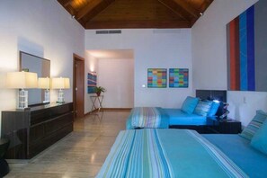 Villa | 1 dormitorio, Internet por cable gratuito, ropa de cama