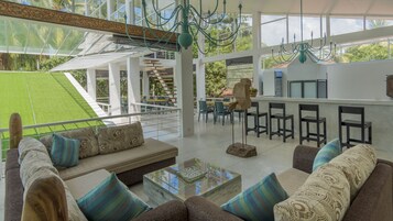 Sala de estar en el lobby