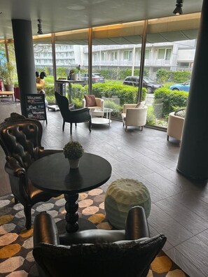 Sitteområde i lobbyen