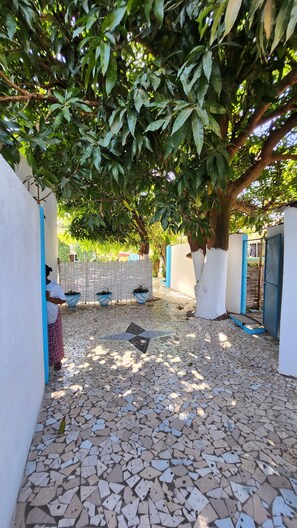 Entrée de l’hébergement 