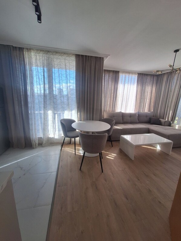 Superior Apartment, Multiple Beds, Park View | Living area | Flat-screen TV - Apartments Mladost 1A-554 (Sofia)