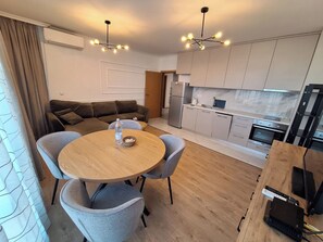 Family Suite, Multiple Beds, City View | Living area - Apartments Mladost 1A-554 (Sofia)