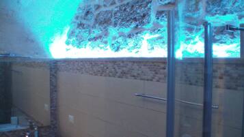 Appartement Deluxe, 1 chambre, non-fumeurs | Salle de bain | Douche, articles de toilette gratuits, sĂšche-cheveux, bidet