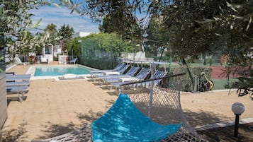 Udendørs pool, liggestole