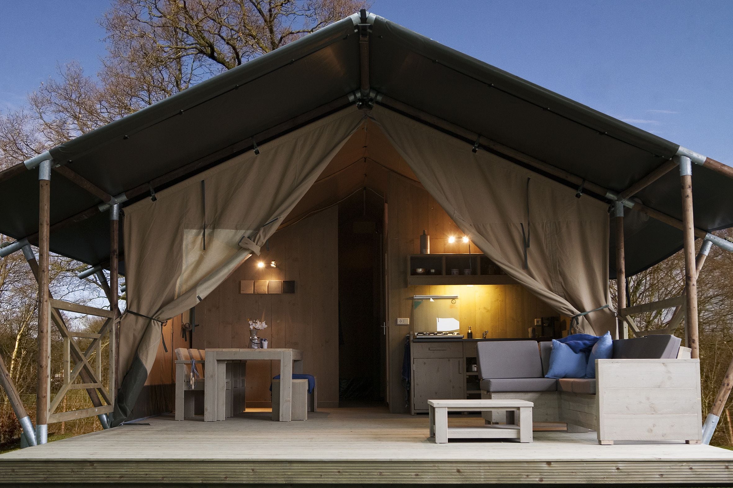 Luxury Tent, 2 Bedrooms (Safaritent Luxe) | Terrace/patio