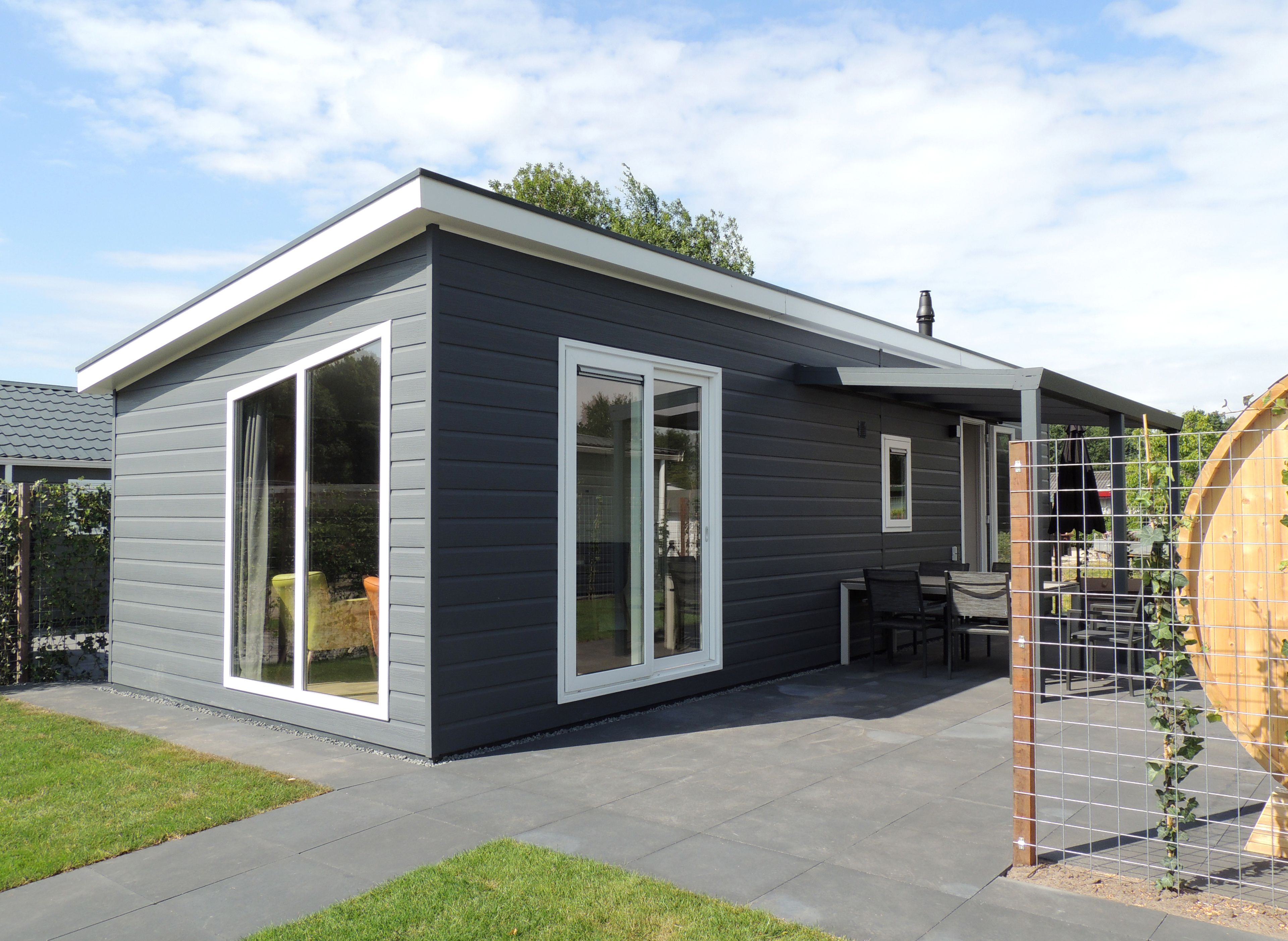 Chalet, 3 slaapkamers, keuken (Veluwelodge XL) | Terras