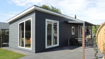 Chalet, 3 slaapkamers, keuken (Veluwelodge XL) | Terras